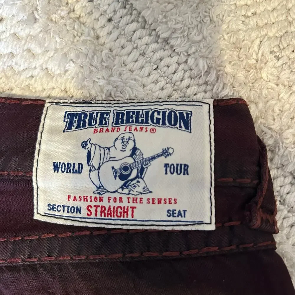 TRUE RELIGION Men's Straight Fit Jeans Size 34